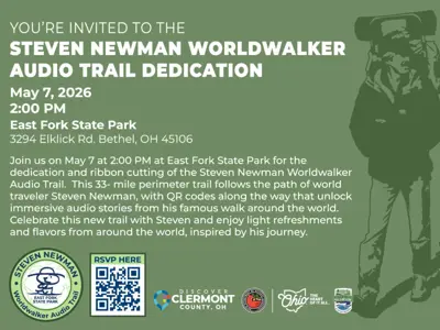 Clermont County to Dedicate Steven Newman World Walker Audio Trail