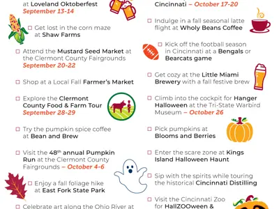Discover Clermont's Fall Bucket List
