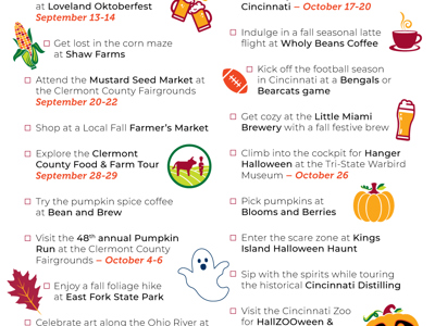 Discover Clermont's Fall Bucket List